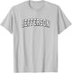 Jefferson New Jersey Vintage Athletic Sports B&W Print T-Shirt - T-Shirt | Ash