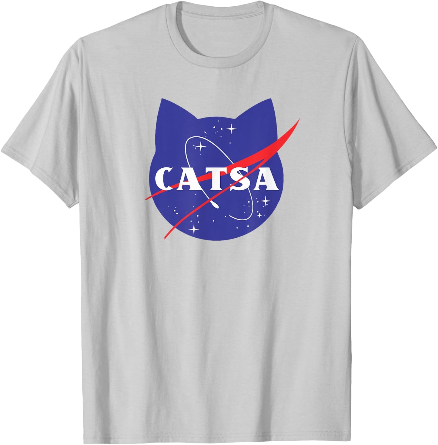 Cat Universe Space CATSA Space Cat Galaxy T-Shirt - T-Shirt | Ash