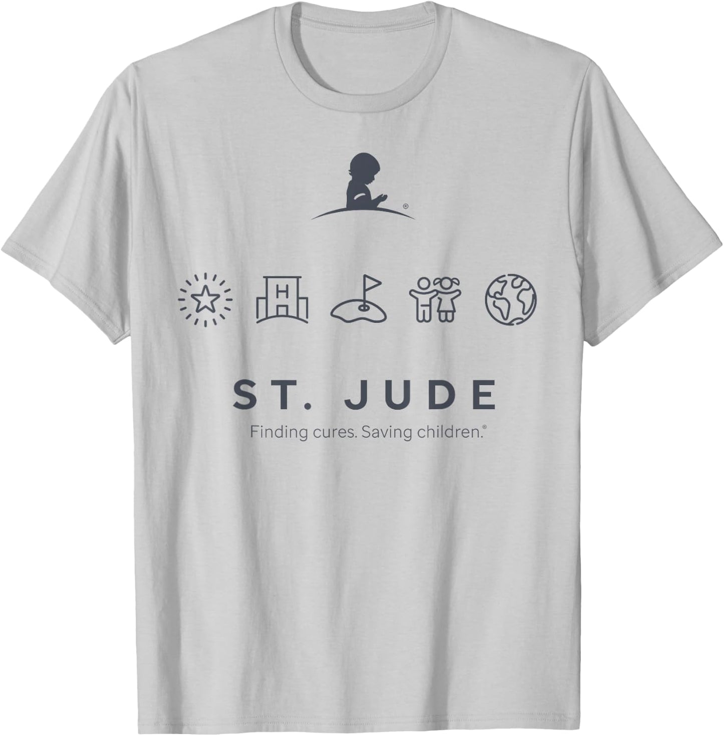 St. Jude Golf Icon T-Shirt - T-Shirt | Ash