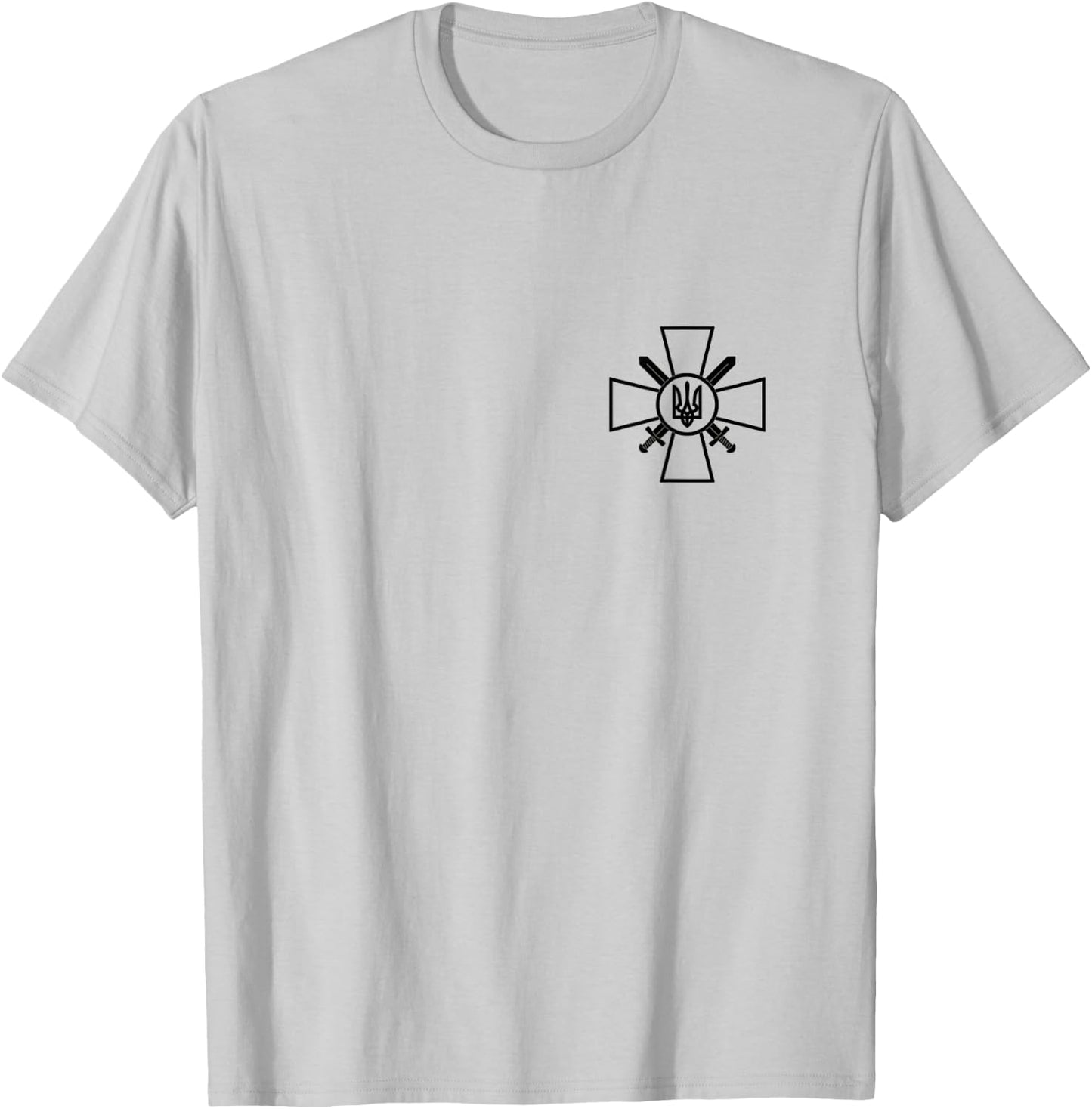 Ukrainian Ground Forces Ukraine Army Armed Force Zelensky T-Shirt - T-Shirt | Ash