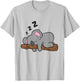 Cute Sleeping Koala Bear Lazy Koala T-Shirt - T-Shirt | Ash