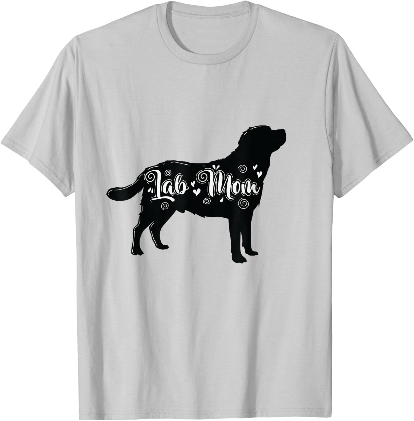 Lab Mom Labrador Dog Men Women T-Shirt - T-Shirt | Ash