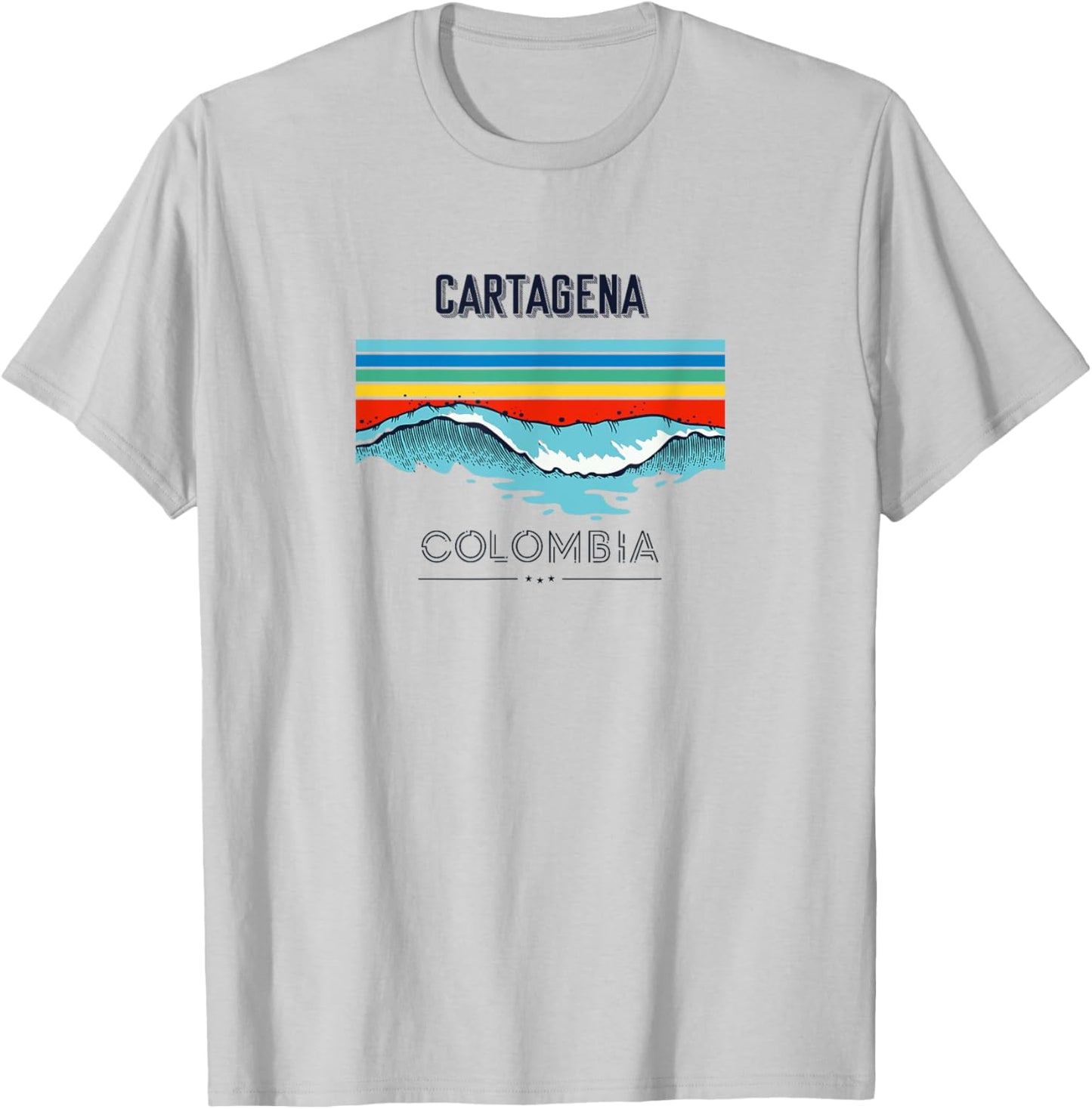 Cartagena Souvenir - Colombia Reminder T-Shirt - T-Shirt | Ash