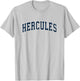 Hercules California CA Vintage Sports Design Navy Design T-Shirt - T-Shirt | Ash