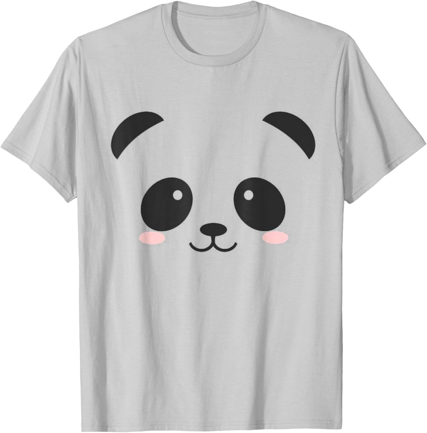 Cute Halloween Panda Bear Face Costume Kids Gift T-Shirt - T-Shirt | Ash
