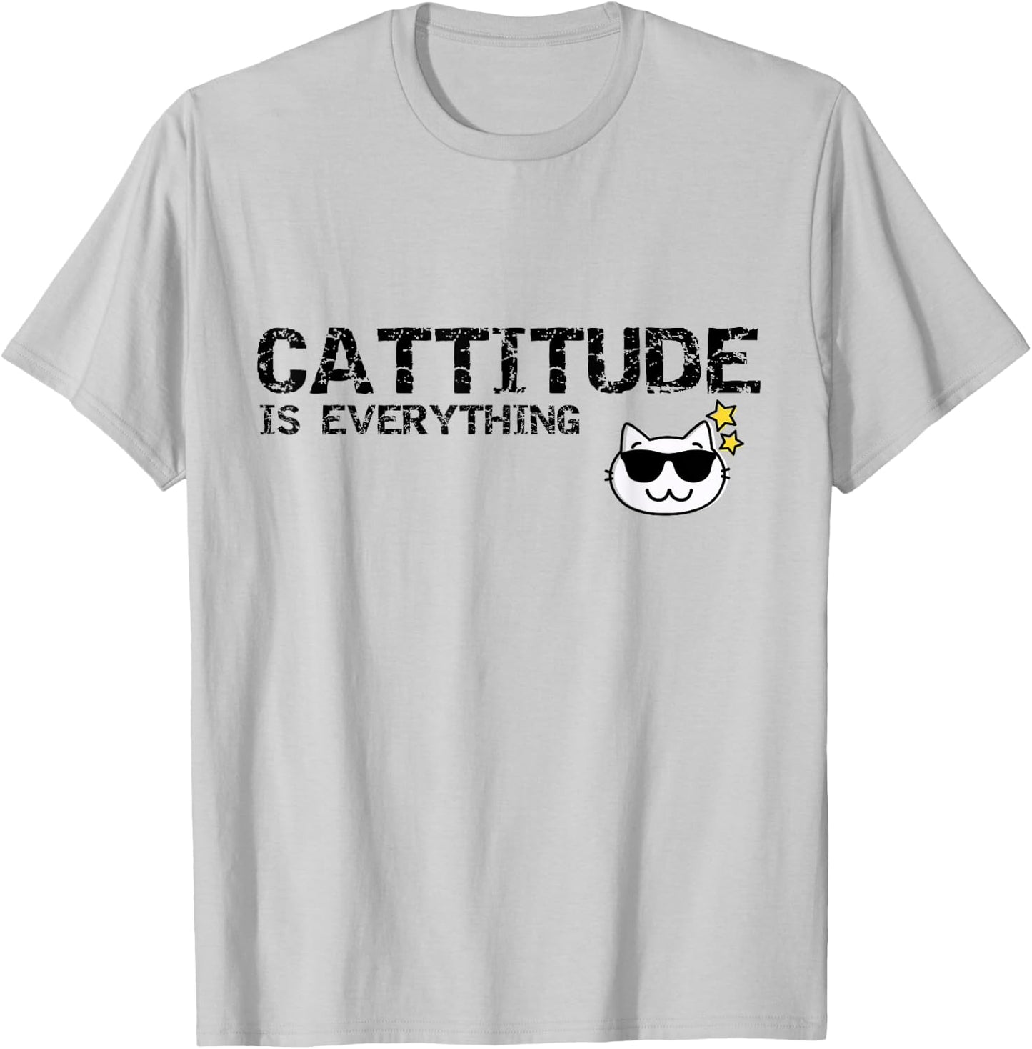 Cat Lover Attitude - Cattitude , Women, Kids T-Shirt - T-Shirt | Ash