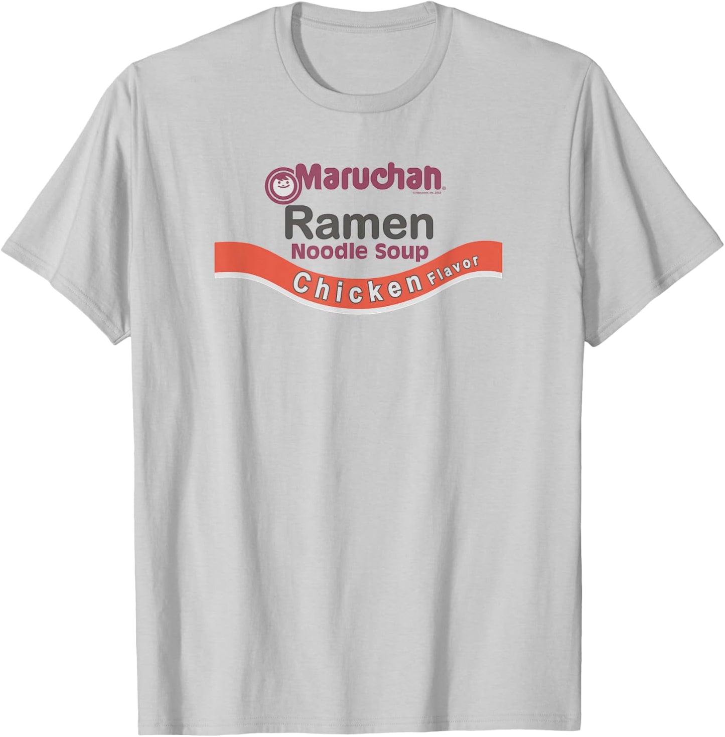 Maruchan Ramen Noodle Soup Chicken Flavor Logo T-Shirt - T-Shirt | Ash