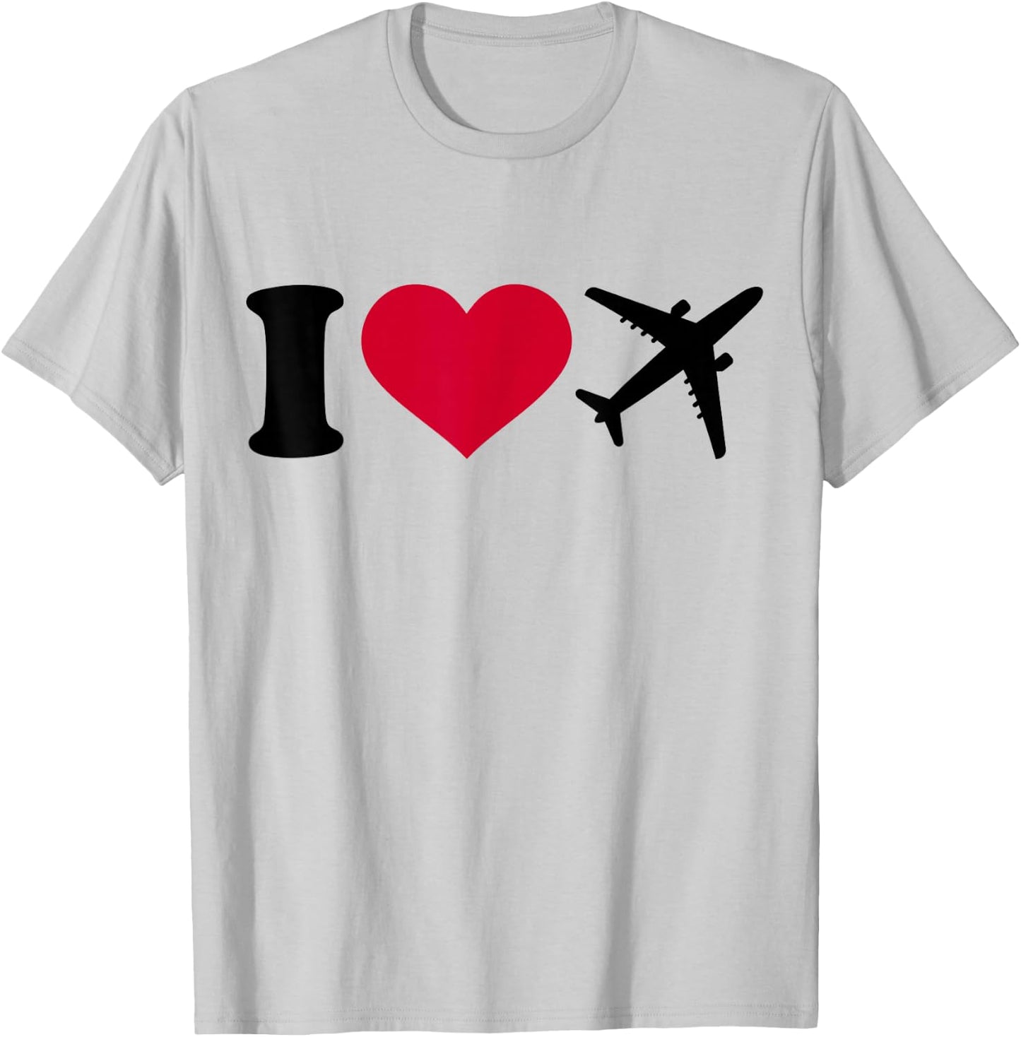 I love airplanes T-Shirt - T-Shirt | Ash