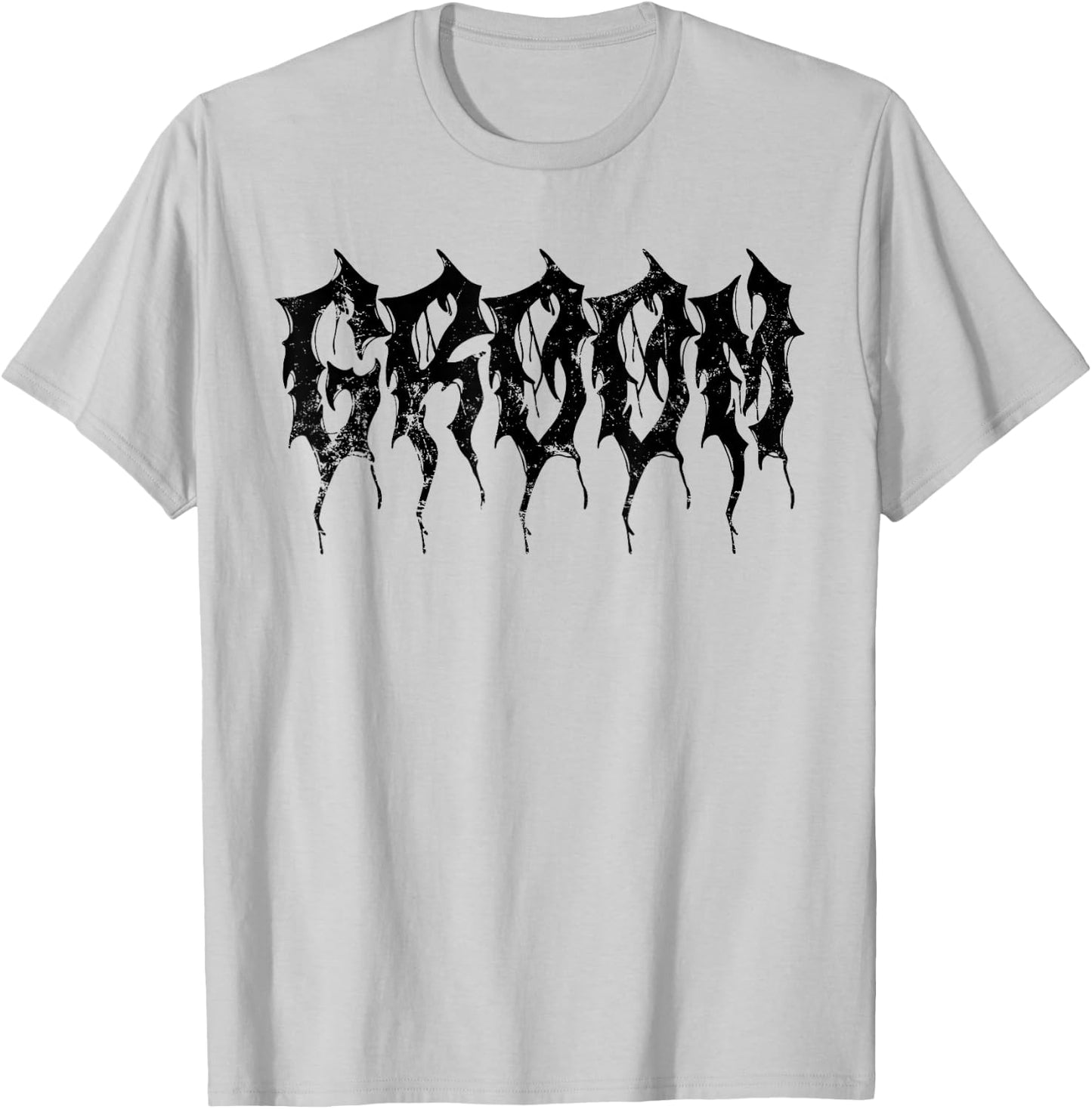 Groom, But In DeathMetal Font, Heavy Music Wedding Day T-Shirt - T-Shirt | Ash