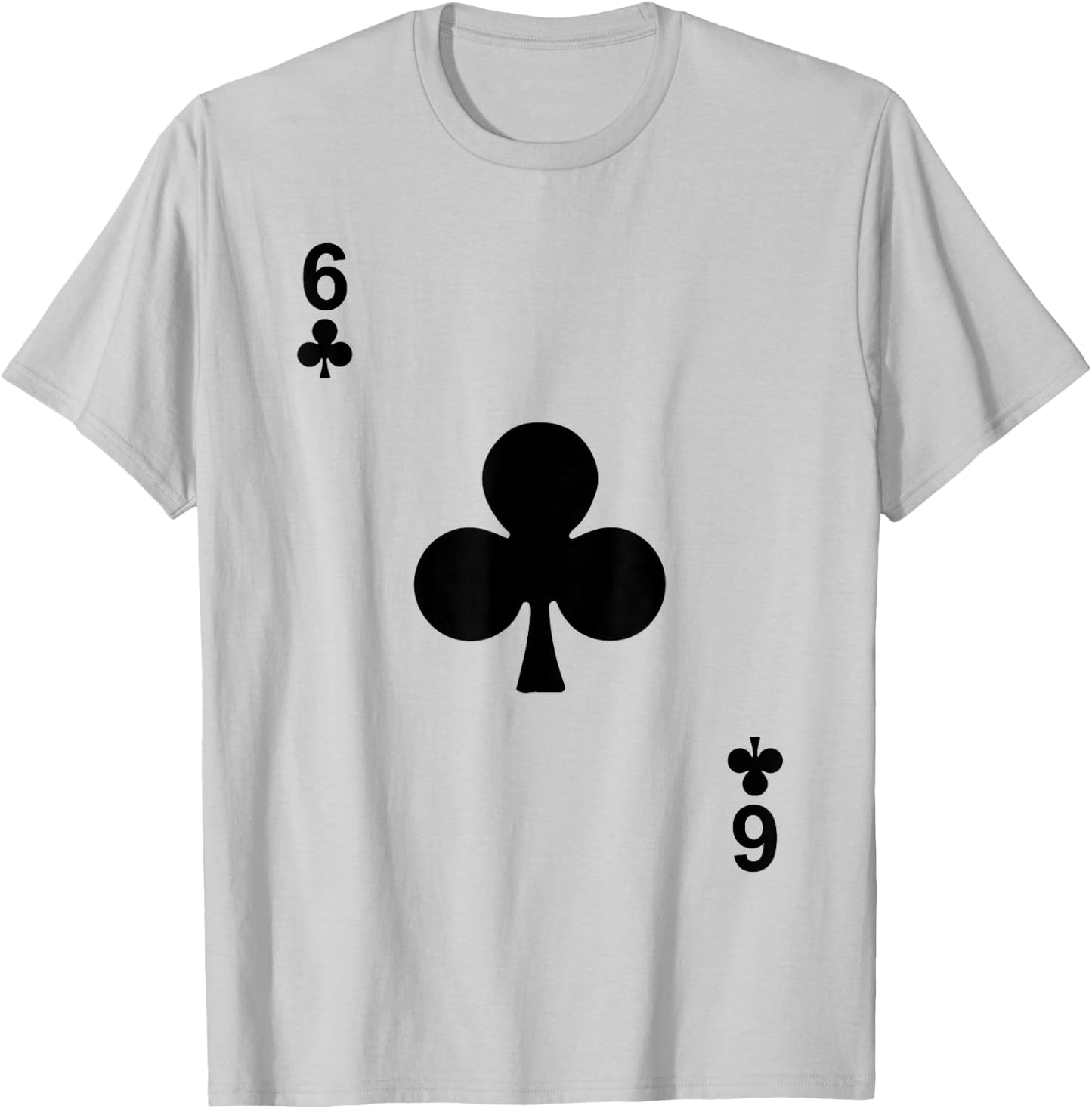 Six of Clubs Blackjack Cards Poker 21 6 Shirt T-Shirt - T-Shirt | Ash