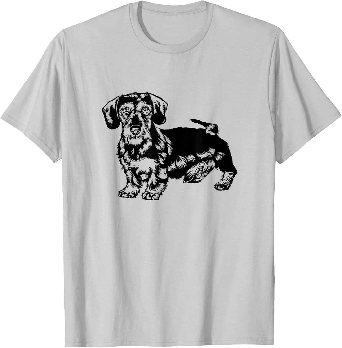 Wire-haired dachshund dog dog owner men women children T-Shirt - T-Shirt | Ash