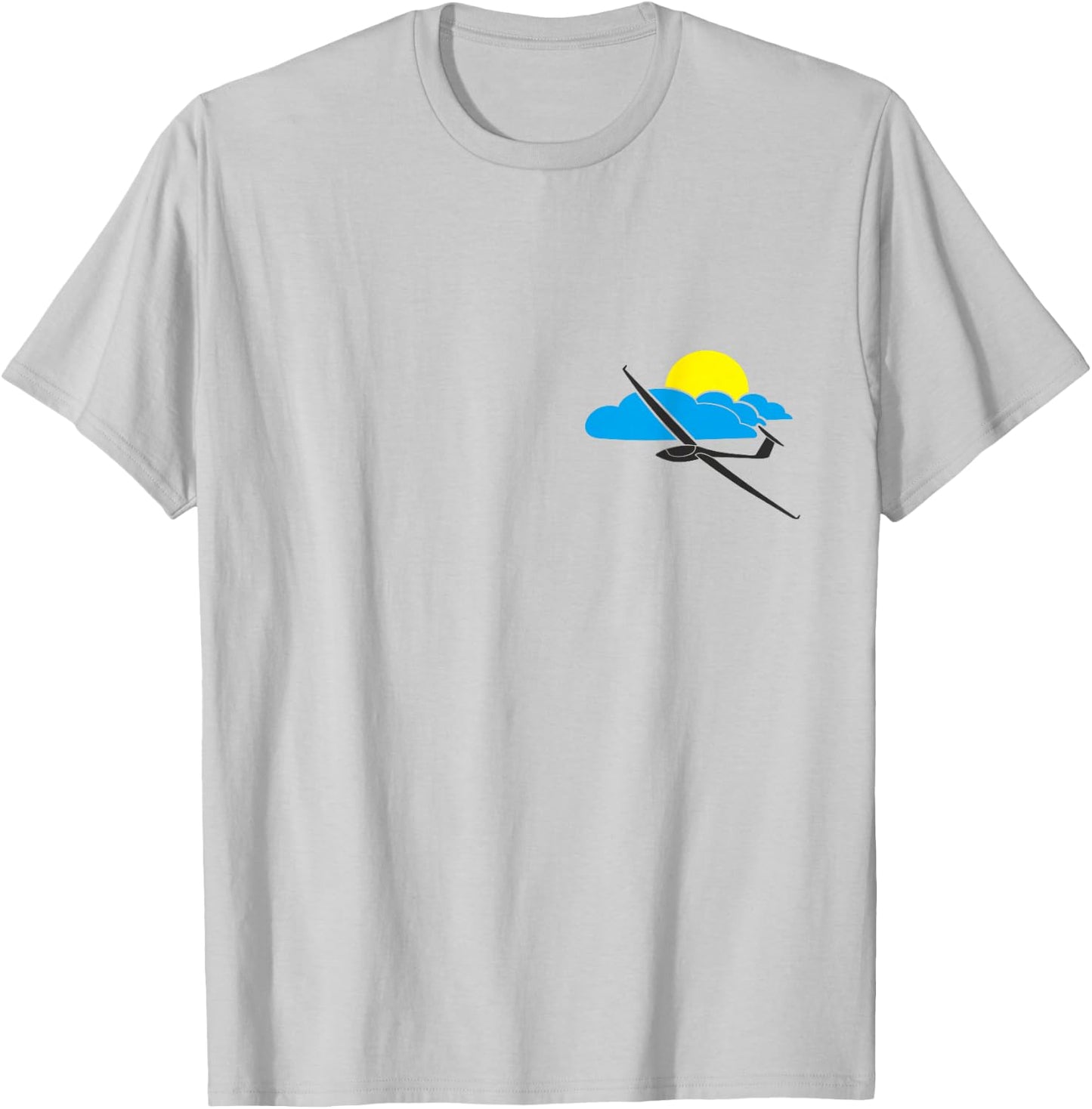 Gliding Glider Pilot Soar Soaring Thermals Sailplane T Shirt T-Shirt - T-Shirt | Ash