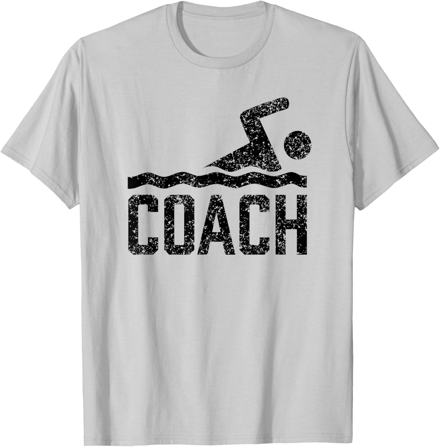 Swimming Coach Trainer Instructor Swimmer T-Shirt - T-Shirt | Ash