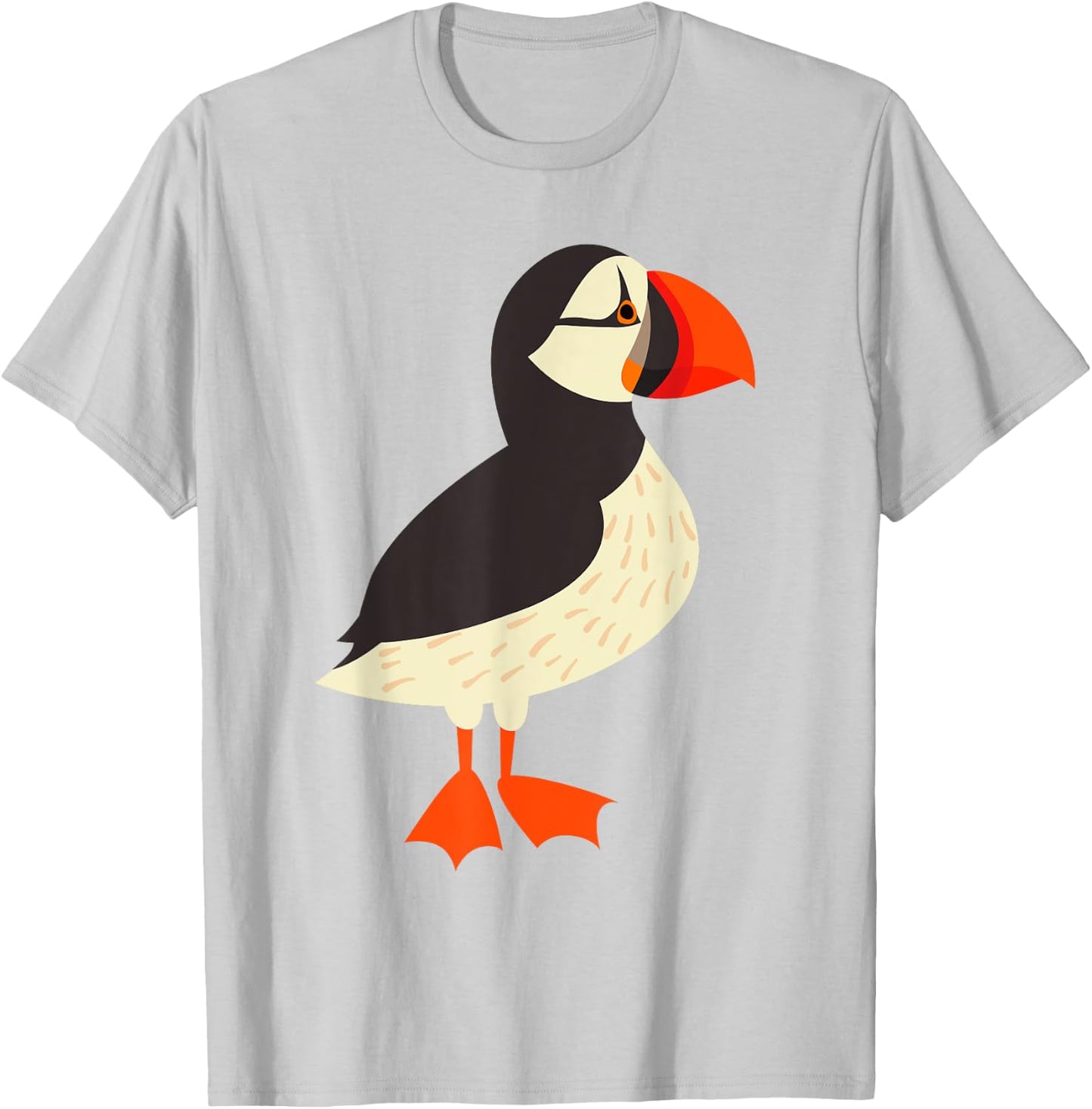 Puffin Bird Men Women Boys Or Girls T-Shirt - T-Shirt | Ash
