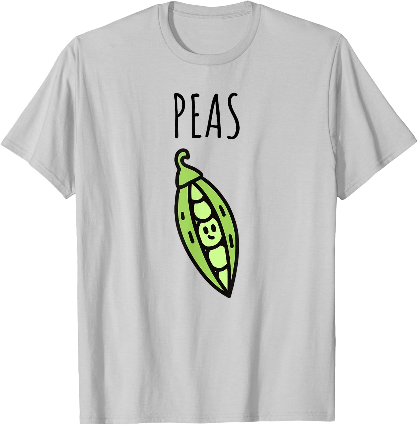 Peas and Carrots Matching Couple Costume BFF Halloween Funny T-Shirt - T-Shirt | Ash