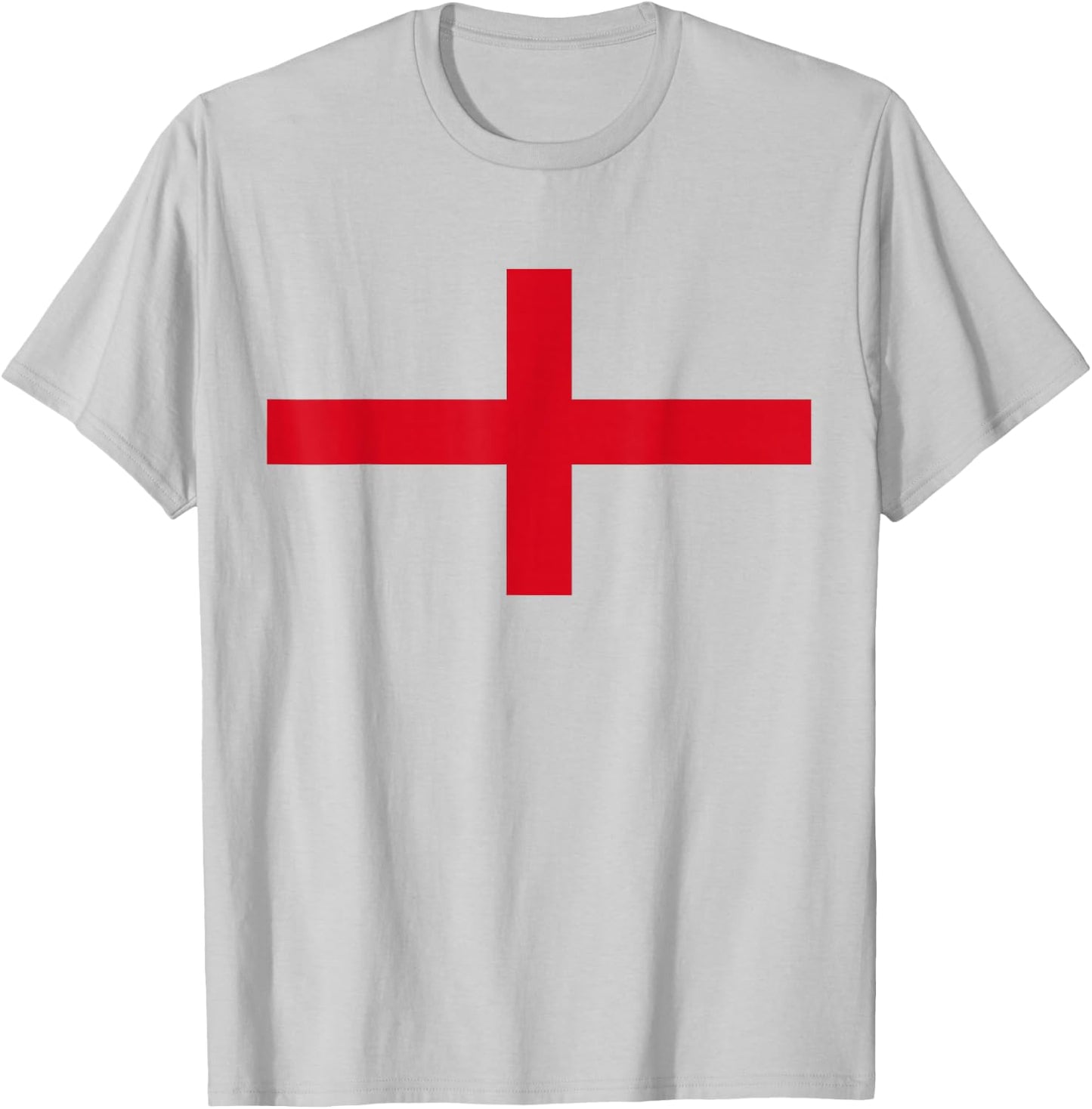 England Flag British Uk English Saint George Cross Flags T-Shirt - T-Shirt | Ash