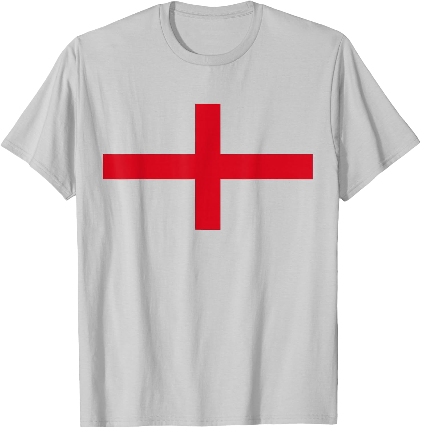 England Flag British Uk English Saint George Cross Flags T-Shirt - T-Shirt | Ash