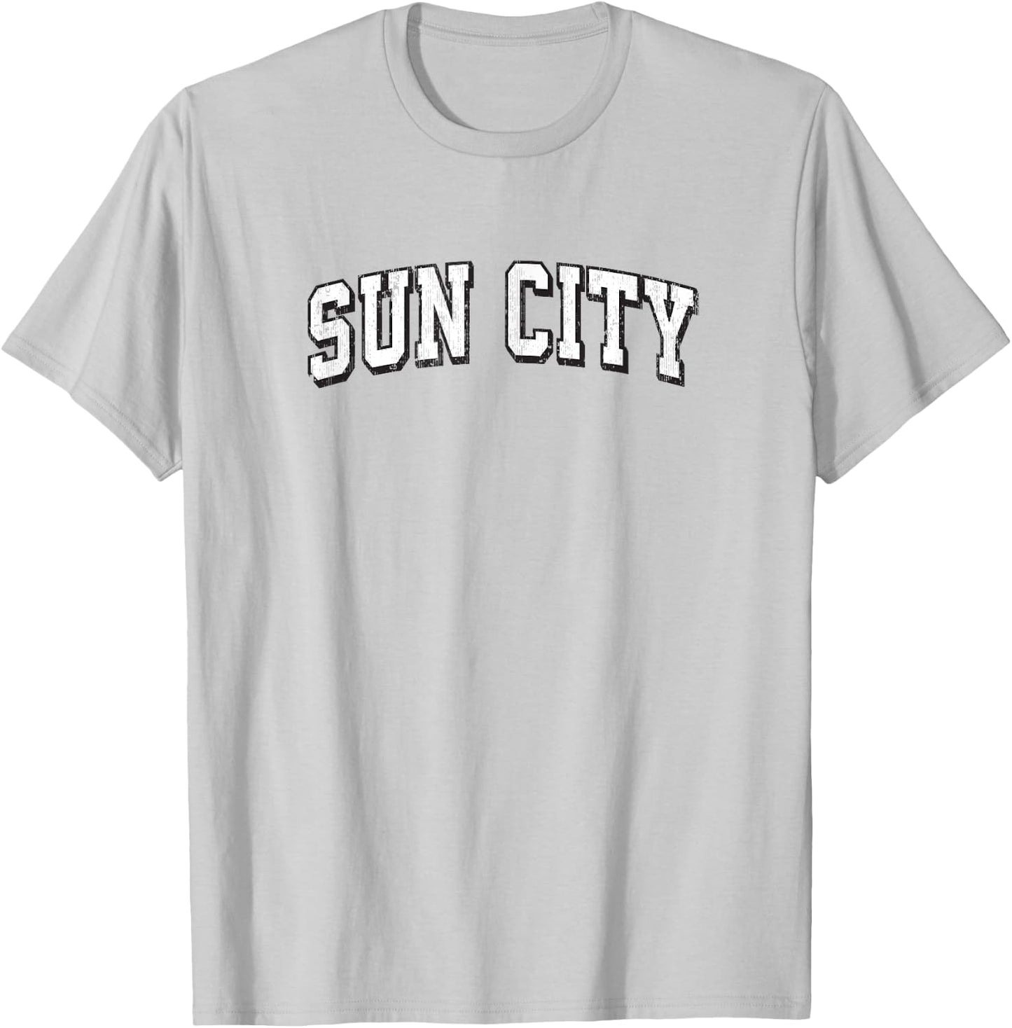 Sun City Arizona Vintage Athletic Sports B&W Print T-Shirt - T-Shirt | Ash