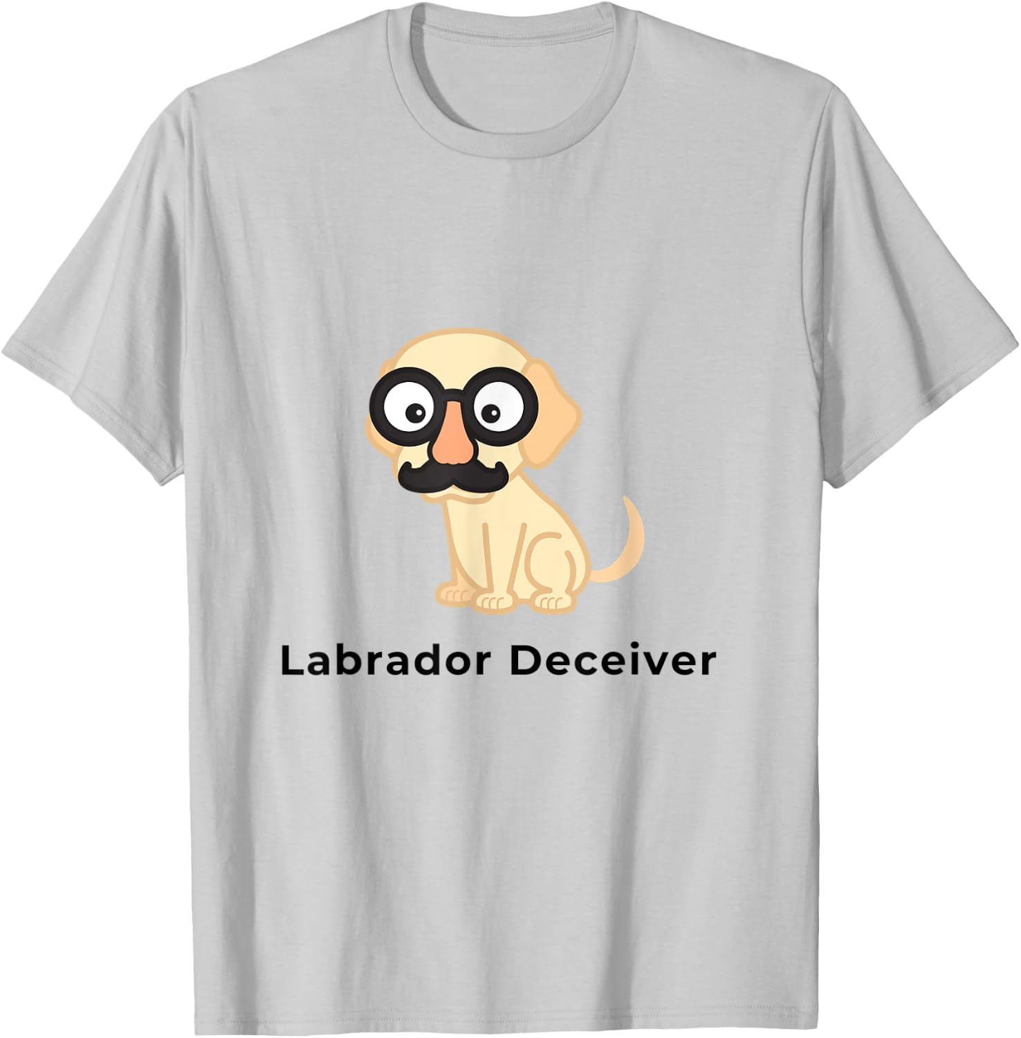 Labrador Deceiver Funny Dog Men Women Kids T-Shirt - T-Shirt | Ash