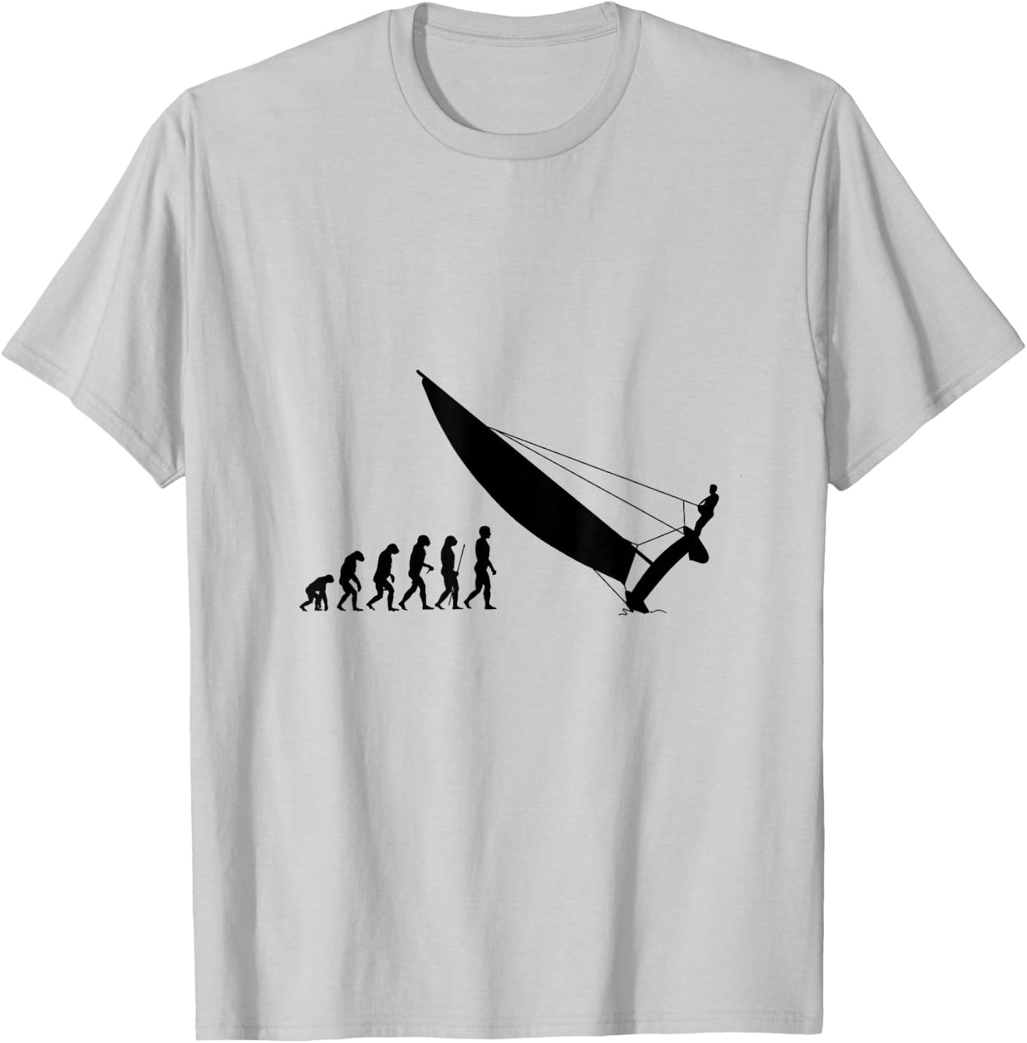 Catamaran evolution T-Shirt - T-Shirt | Ash