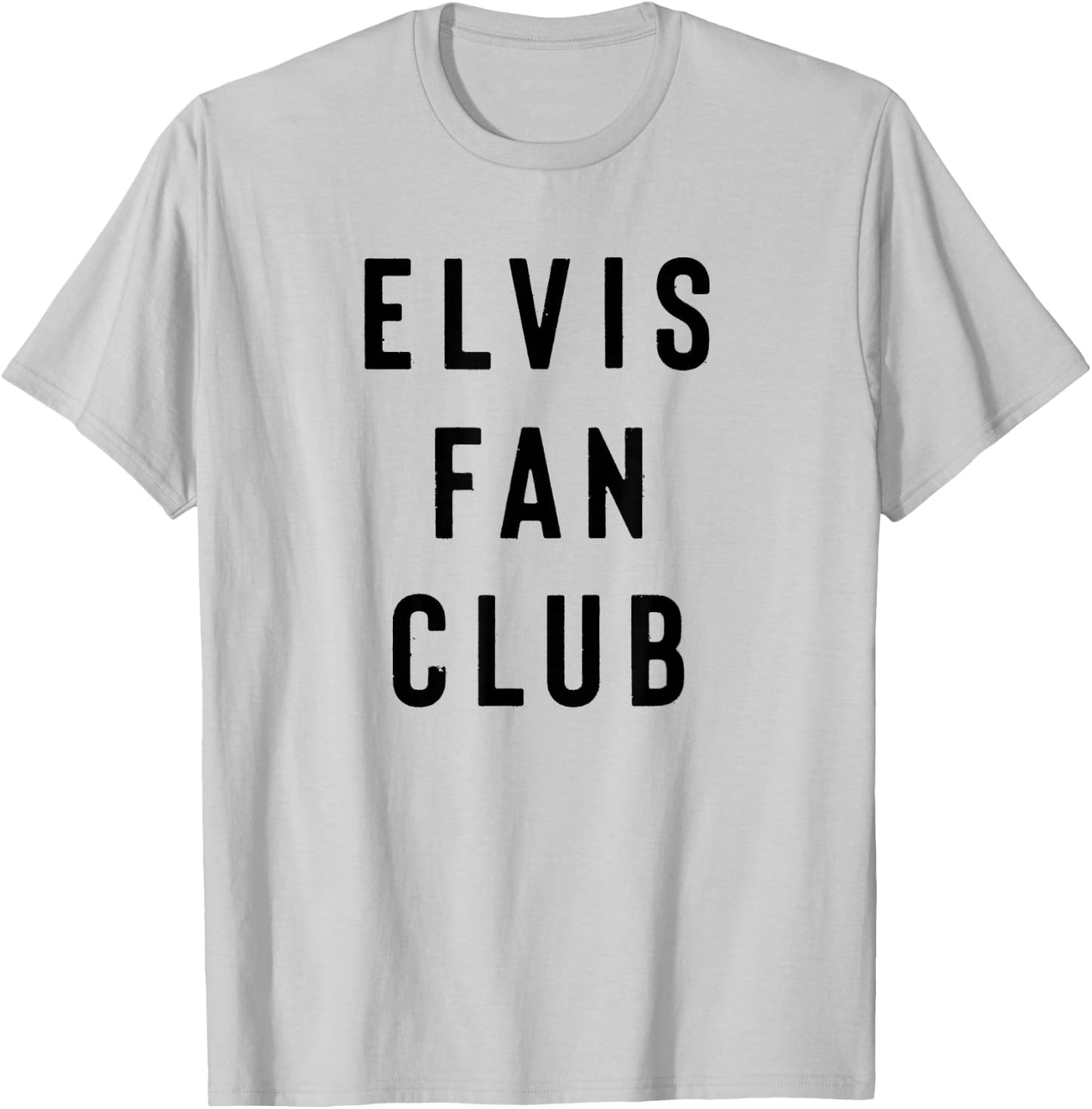 Elvis Fan Club Official T-Shirt - T-Shirt | Ash
