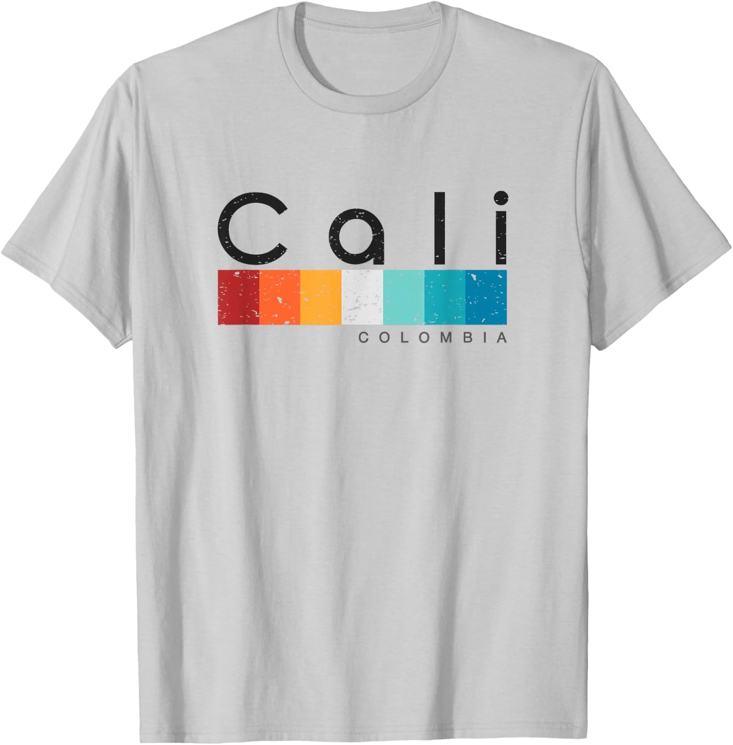 Cali Colombia Retro style Vintage Design T-Shirt - T-Shirt | Ash