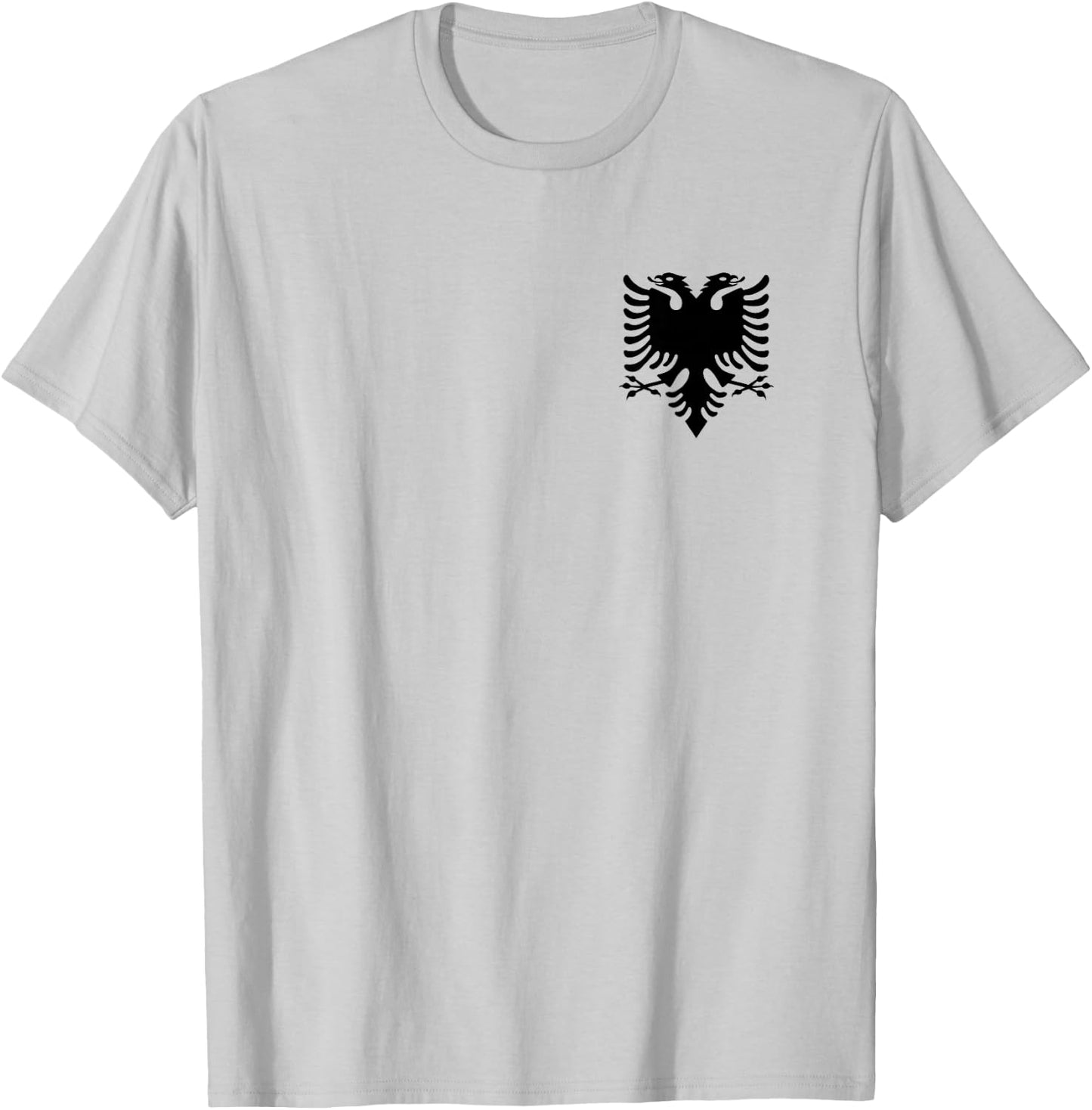 Albanian Flag Shqip Shqiponja Albanian Eagle Albania T-Shirt - T-Shirt | Ash