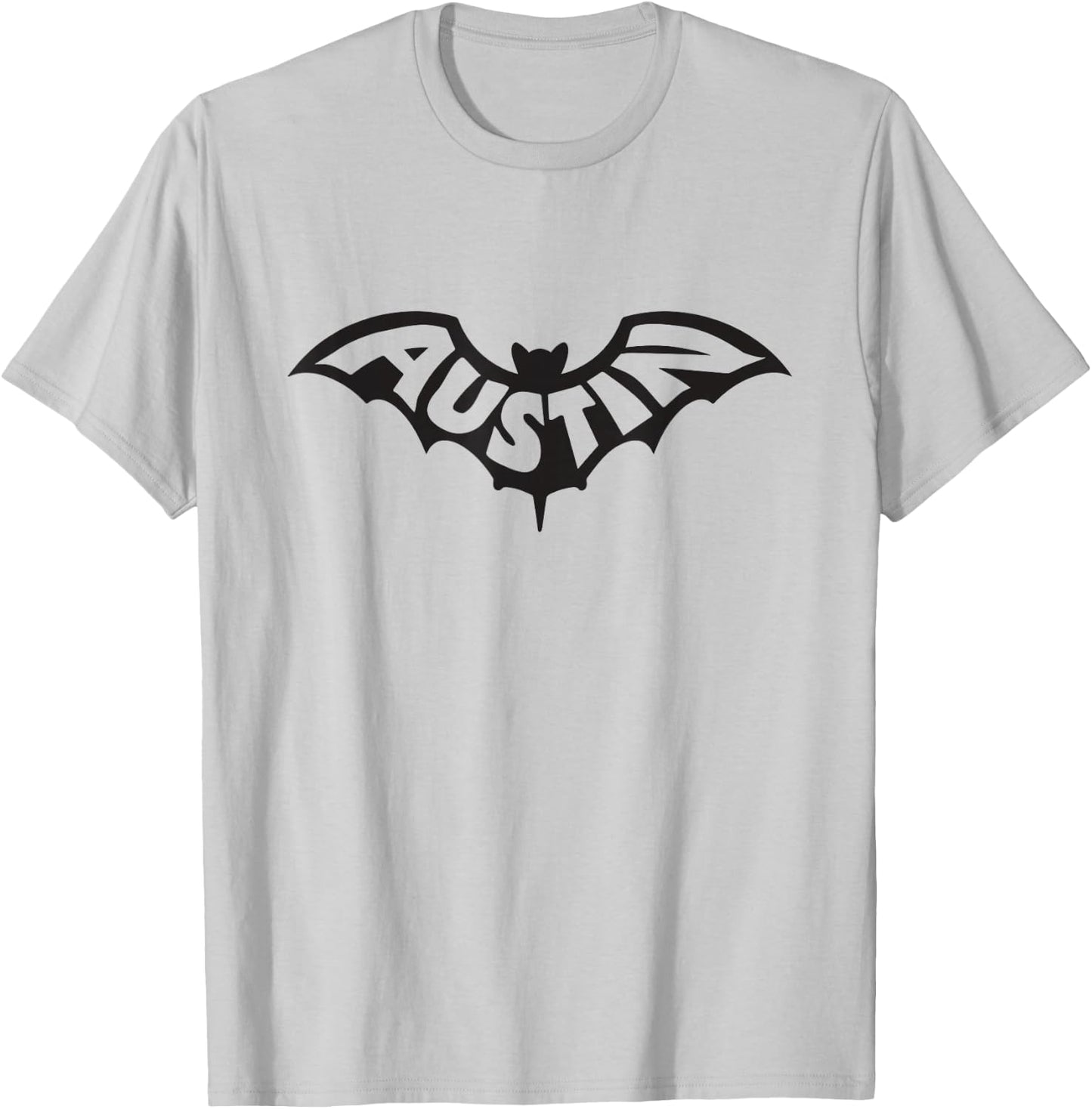 Austin Texas Bat Congress Street Bridge Bats T-Shirt - T-Shirt | Ash