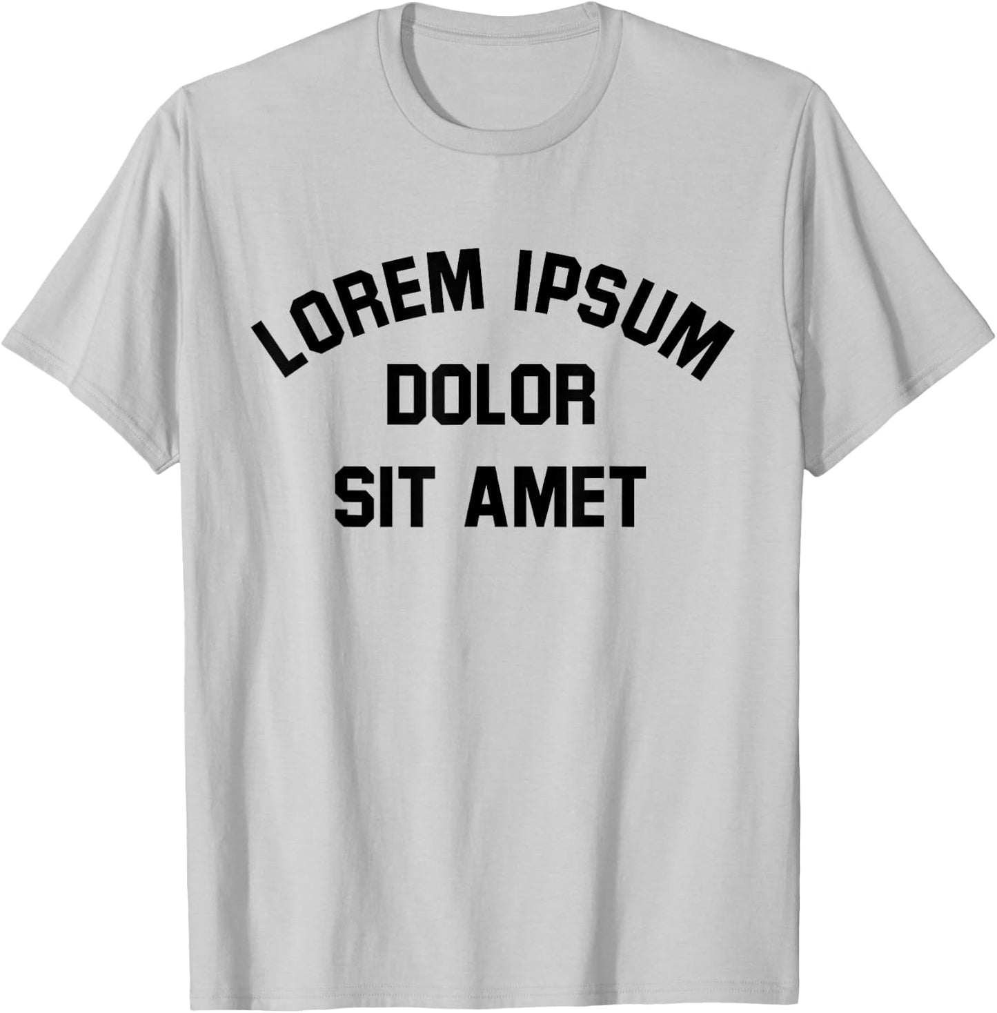 Lorem Ipsum Dolor Sit Amet Graphic Designer Web UX UI Funny T-Shirt - T-Shirt | Ash