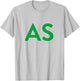 AS - Brasil Three Part Brazil Design - Brazilian Flag Part 2 T-Shirt - T-Shirt | Ash