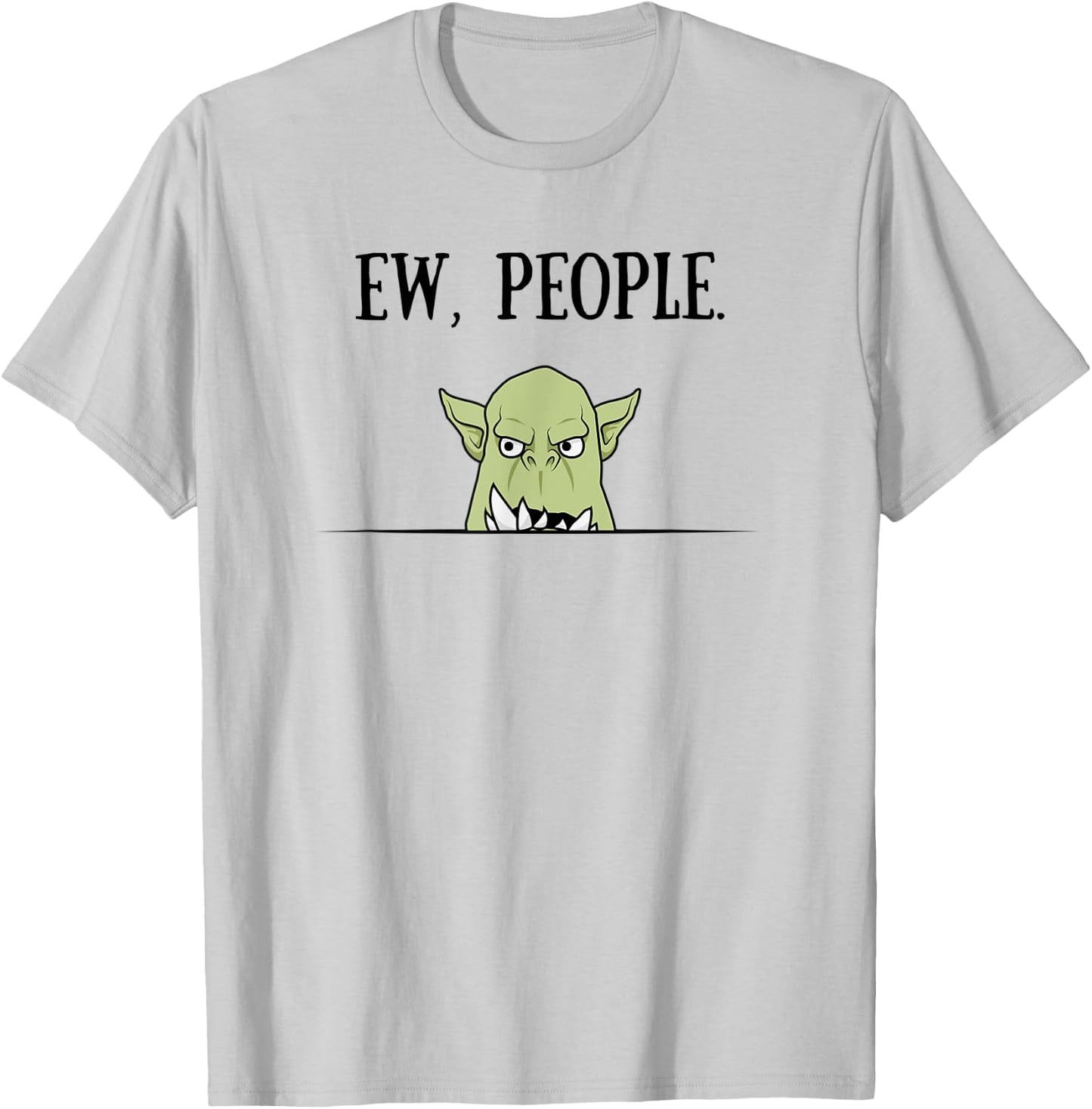 Introvert Gamer Shirt | Role Playing RPG Orc Gaming T-Shirt - T-Shirt | Ash