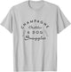 Champagne Bubbles & Dog Snuggles Dogs Lover Wine Drinking T-Shirt - T-Shirt | Ash