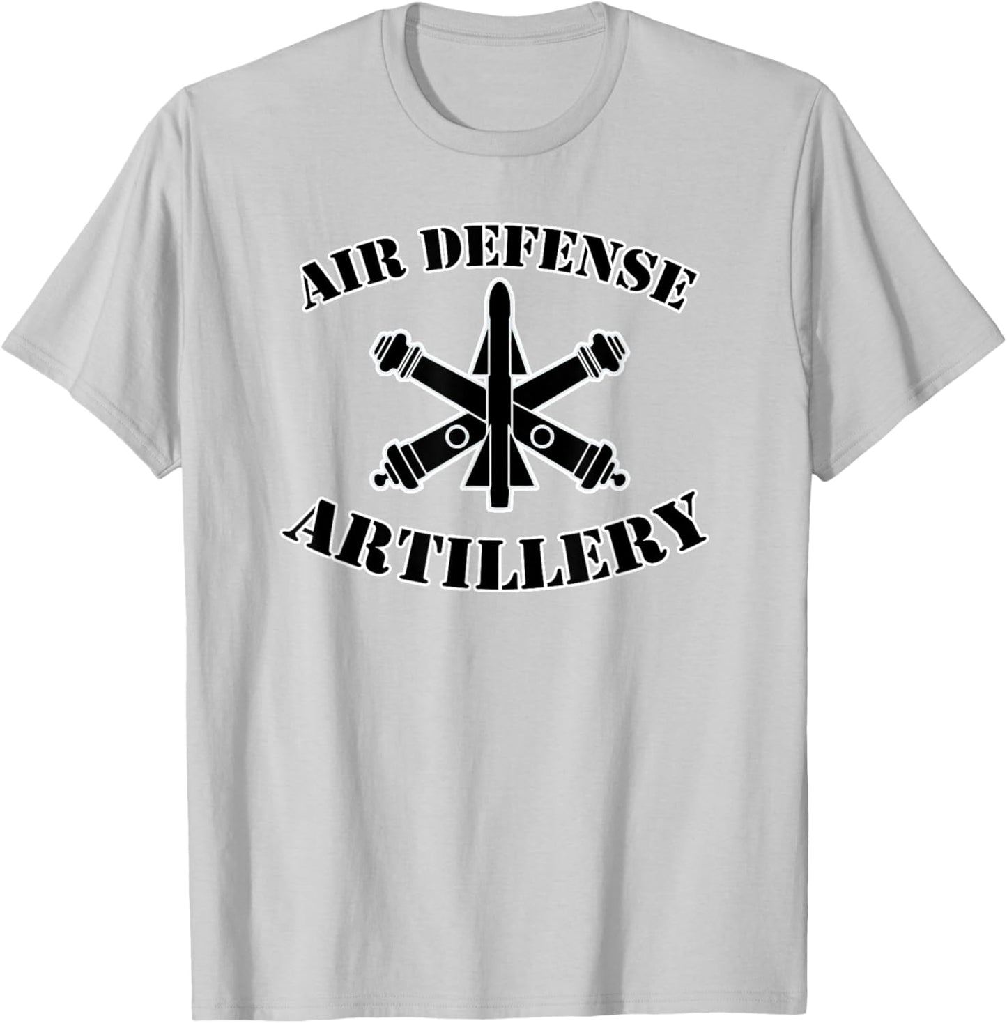 Army Air Defense Artillery Insignia Badge - Dark T-Shirt - T-Shirt | Ash