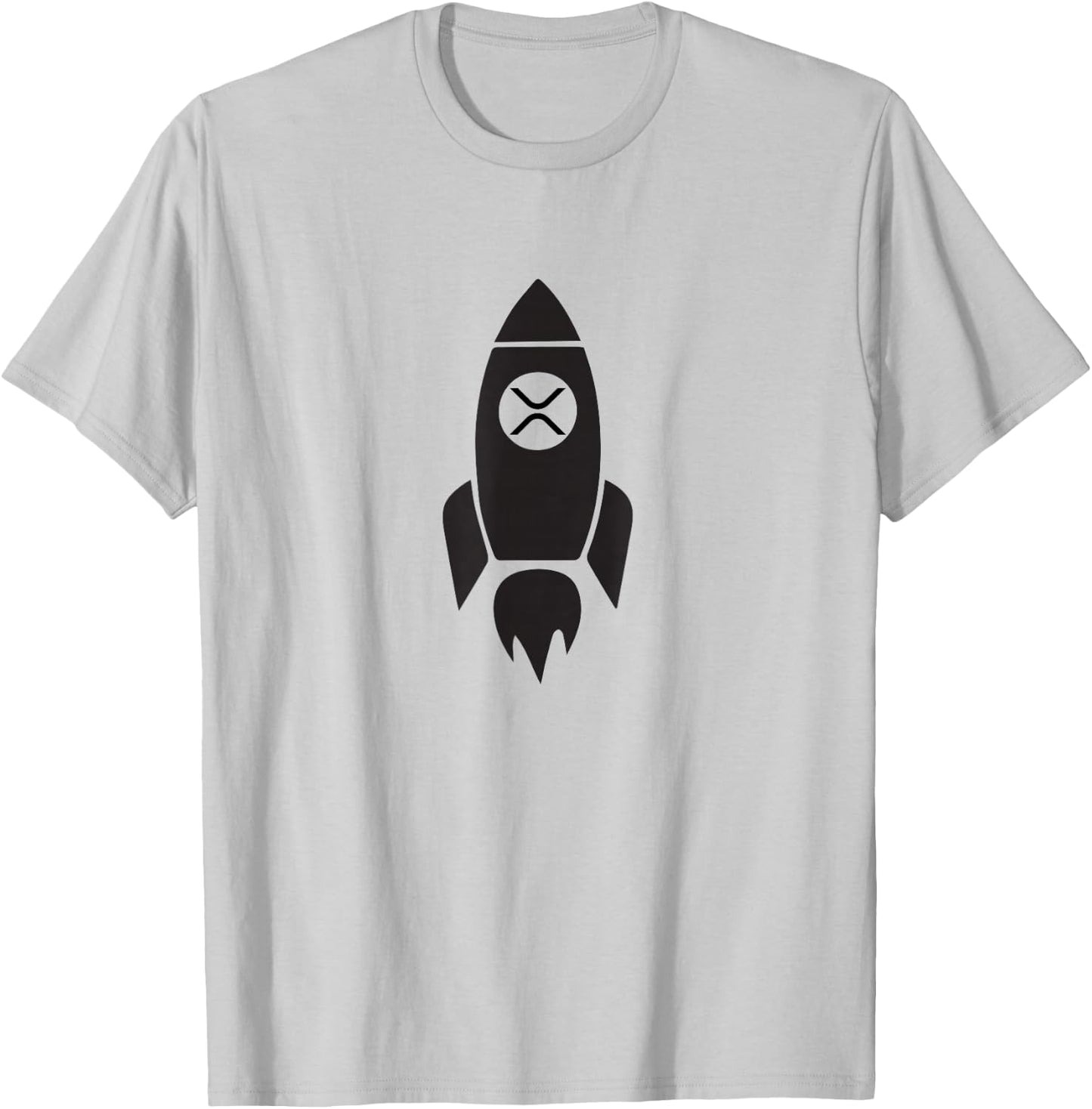 XRP to the Moon T-Shirt - T-Shirt | Ash