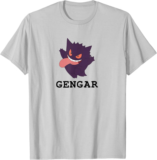 Pokémon - Gengar Silly Ghost Poison Type Generation 1 T-Shirt - T-Shirt | Ash