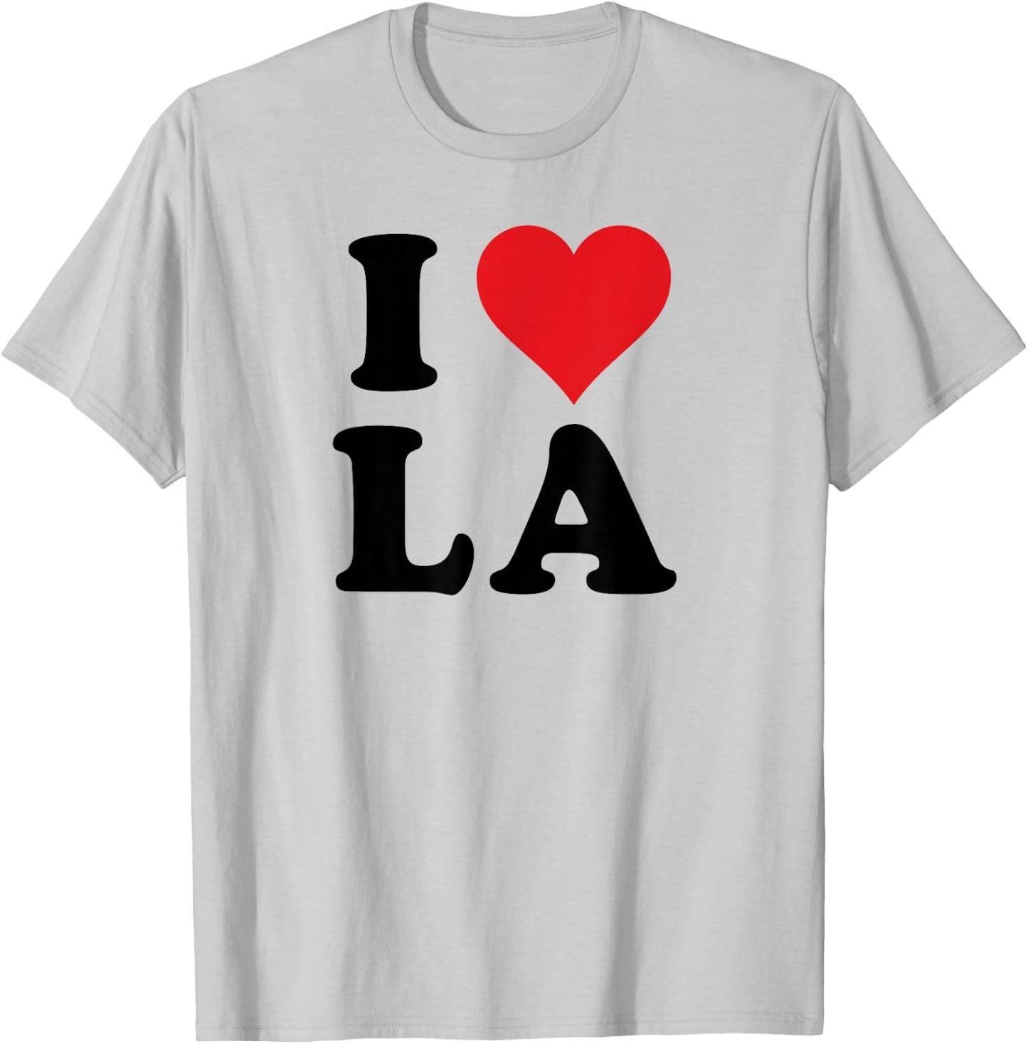 I Heart LA Initials I Love L.A. First And Last Name L A T-Shirt - T-Shirt | Ash