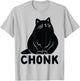 Cat Chonk T-Shirt - T-Shirt | Ash