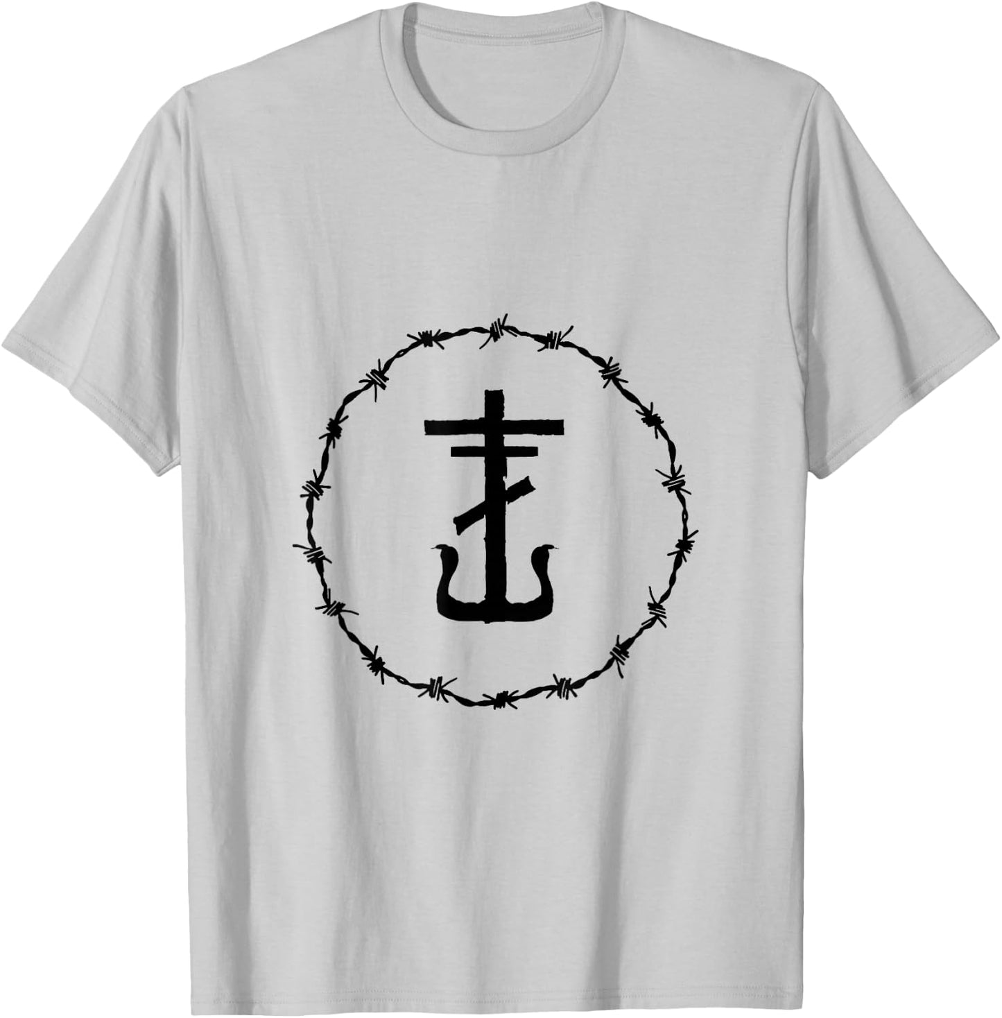 Frank Iero - Official Merchandise - Barbed Anchor T-Shirt - T-Shirt | Ash