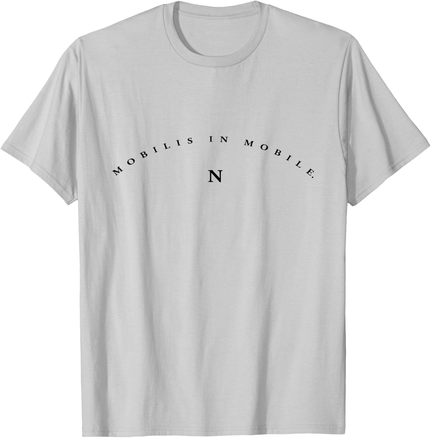 Mobilis in Mobili - Nautilus Motto T-Shirt - T-Shirt | Ash