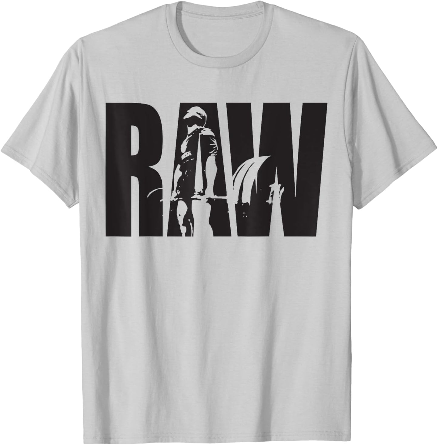 RAW Strength - Gym Motivational T-Shirt - T-Shirt | Ash