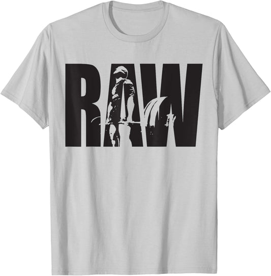 RAW Strength - Gym Motivational T-Shirt - T-Shirt | Ash