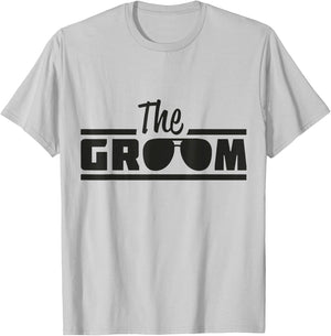 The Groom Vintage Men Groom To Be Wedding Day T-Shirt - T-Shirt | Ash