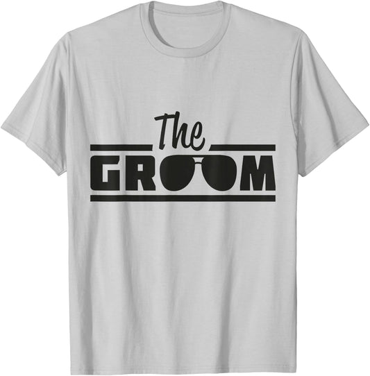 The Groom Vintage Men Groom To Be Wedding Day T-Shirt - T-Shirt | Ash