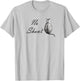 No. Shan't. Vintage Cat T-Shirt - T-Shirt | Ash
