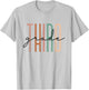 Third Grade Girls Boys Teacher Team 3rd Grade Squad T-Shirt - T-Shirt | Ash