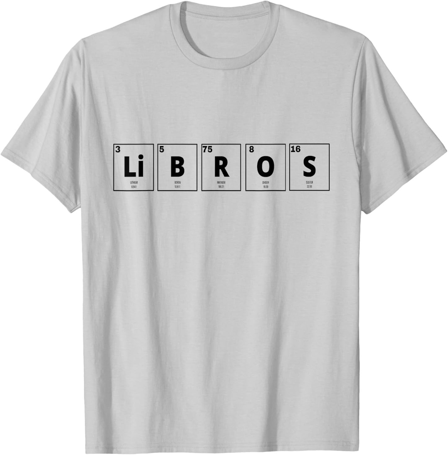 Libros Word for Book Lover Librarian Spanish Teacher T-Shirt - T-Shirt | Ash