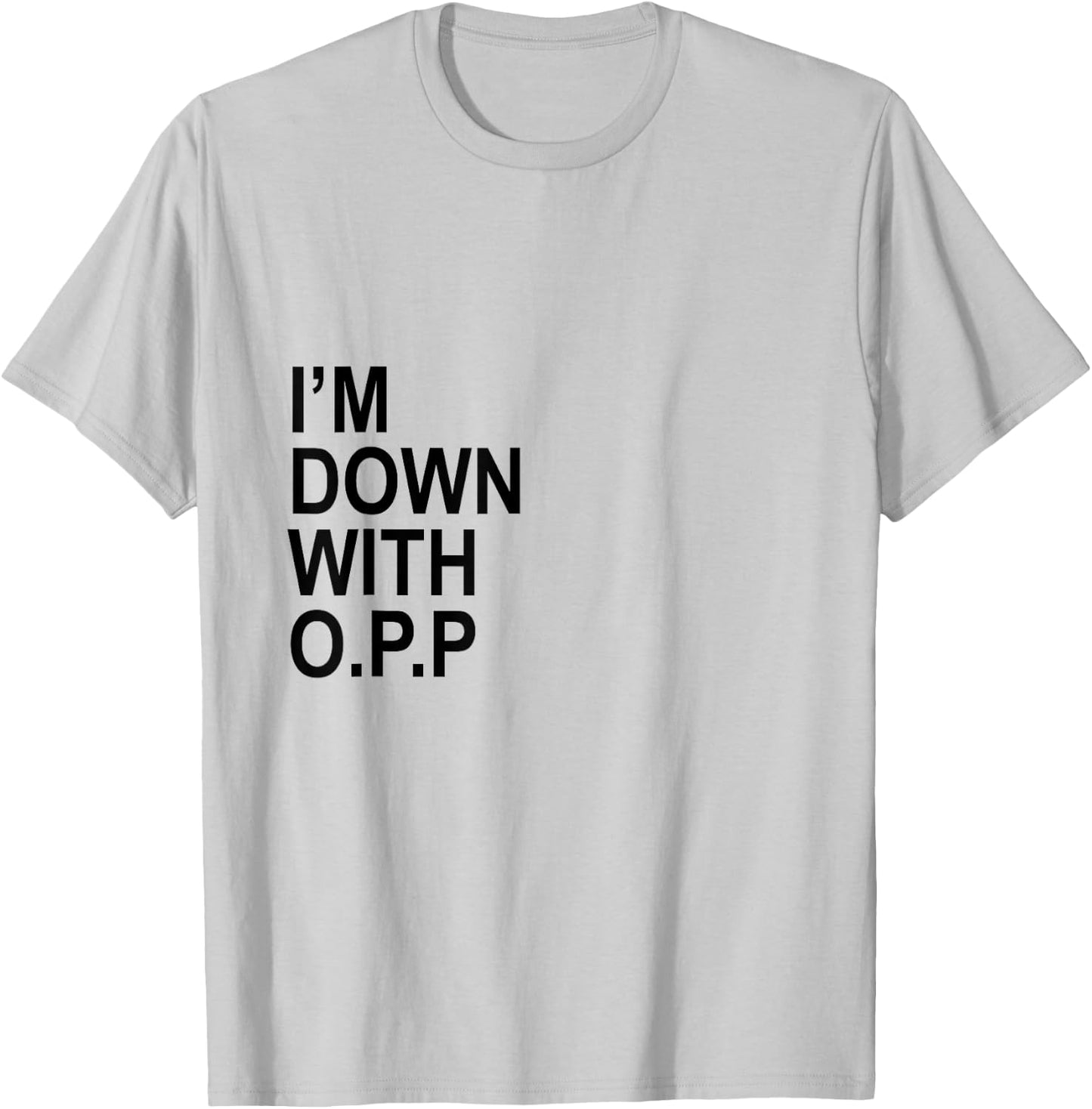 OPP Rap Lyrics 90s T-Shirt - T-Shirt | Ash