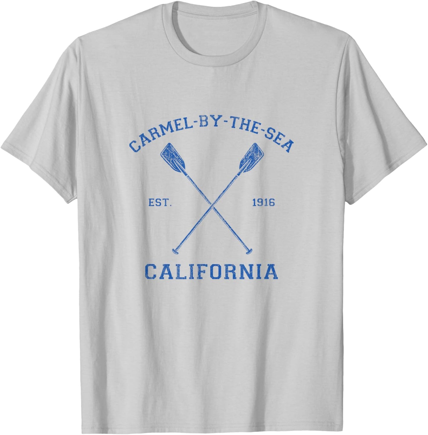 Vintage Carmel-By-the=Sea Vacation T-Shirt - T-Shirt | Ash