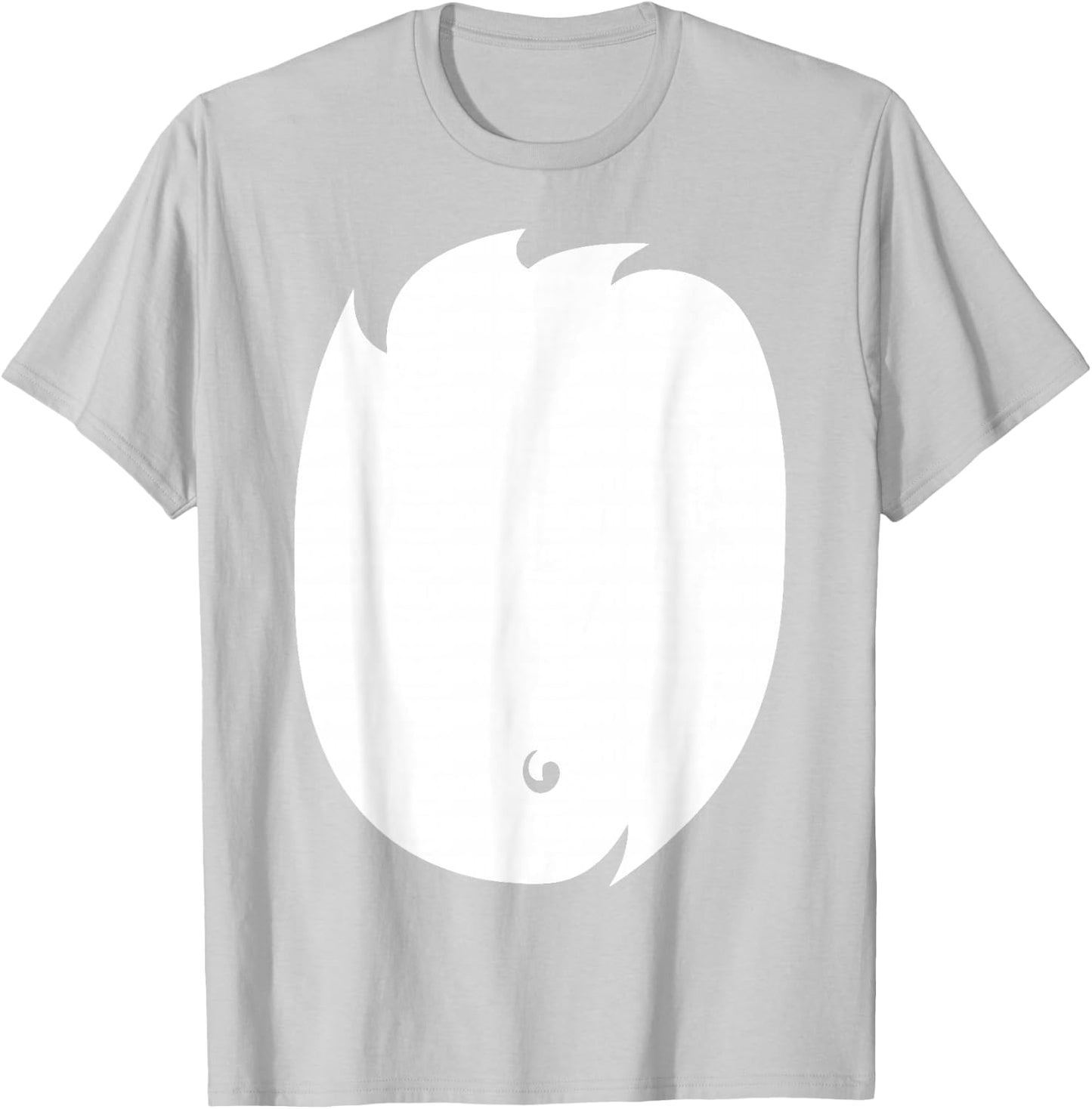 DIY Fancy Dress Fox Belly Costume Boys Girls Fox T-Shirt - T-Shirt | Ash