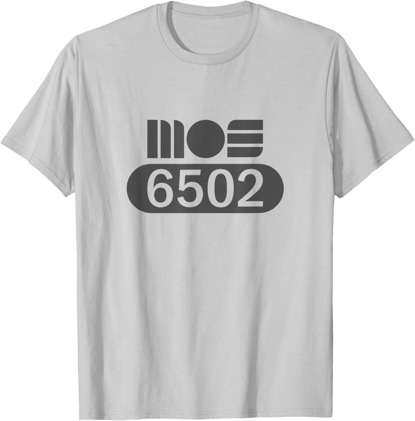 MOS 6502 CPU Retro Programmer Coder Processor Old School T-Shirt - T-Shirt | Ash